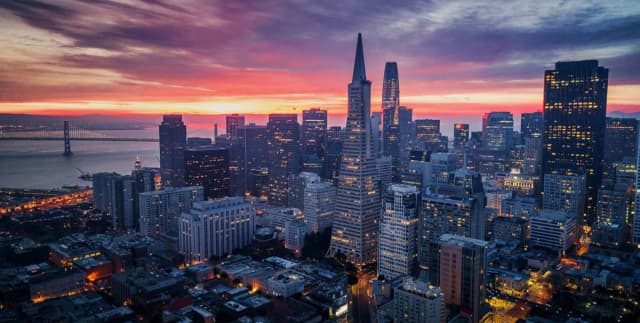 City skyline at dusk 1200x606