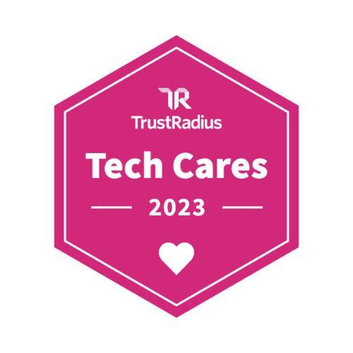 2023 TrustRadius Tech Cares Award Recipient