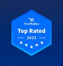 2023 TrustRadius Top Rated Award Recipient